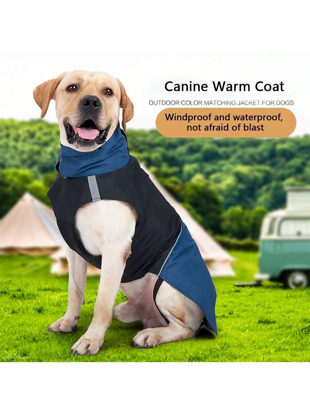 Outdoor Camping Vest - Windproof Waterproof Dog Warm Coat, High