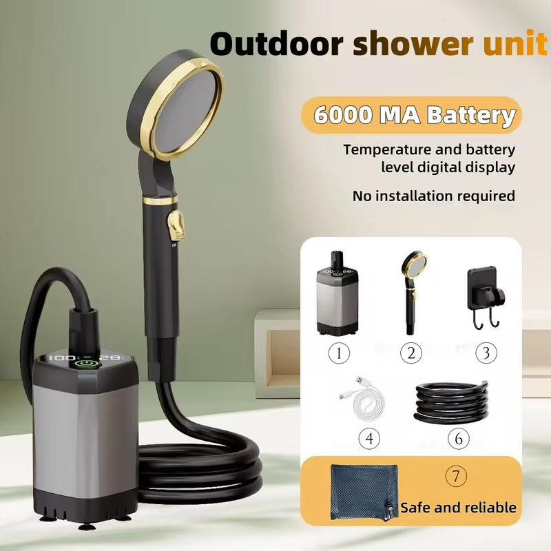 Portable Camping Shower - Portable Outdoor Electric Shower Unit Camping