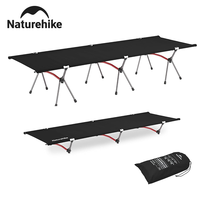Outdoor Camping Cot - Naturehike Folding Camping Cot Height Adjustable