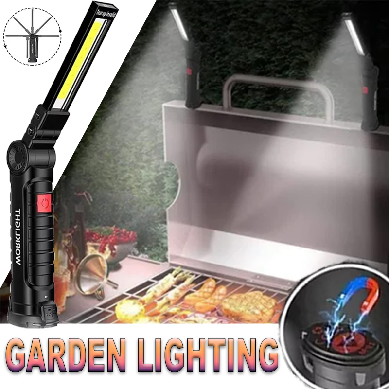 Outdoor Camping Light Portable - Portable LED Flashlight with Magnetic Hook