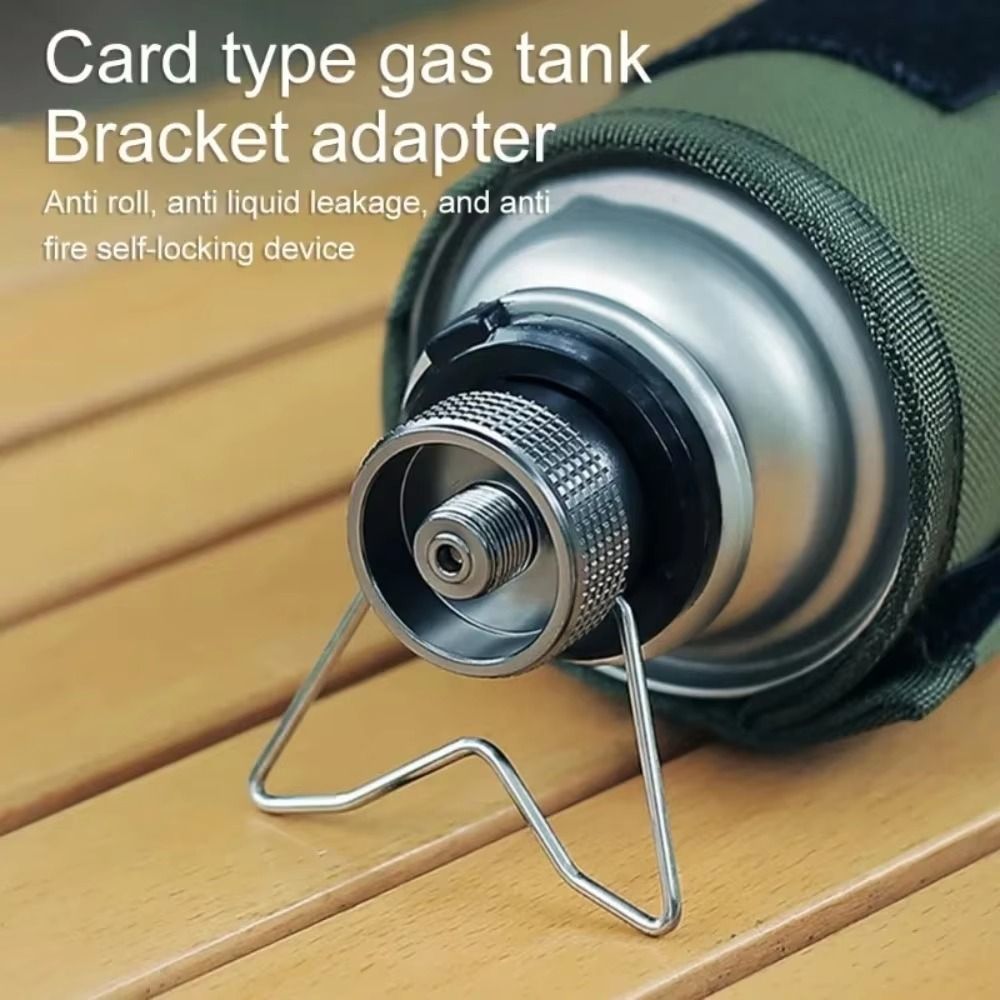 Outdoor Camping On Youtube - Portable Aluminum Alloy Butane Adapter Screw-On