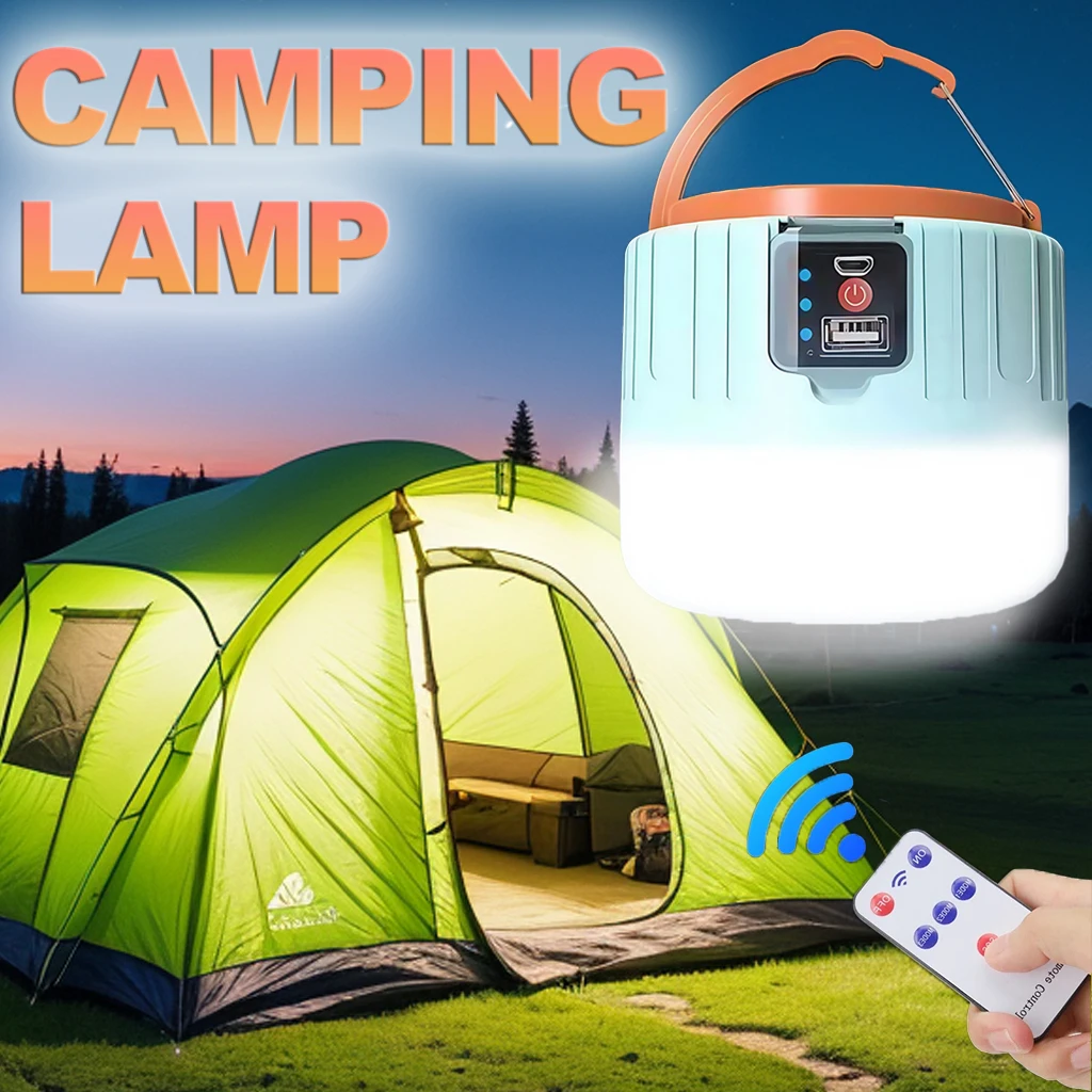 Outdoor Camping Light Portable - Solar Camping Lantern Rechargeable LED Portable