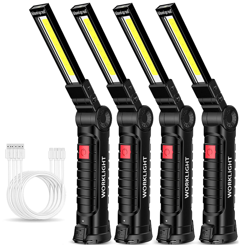 Outdoor Camping Light Portable - Portable Fold LED Flashlight Strong Magnet