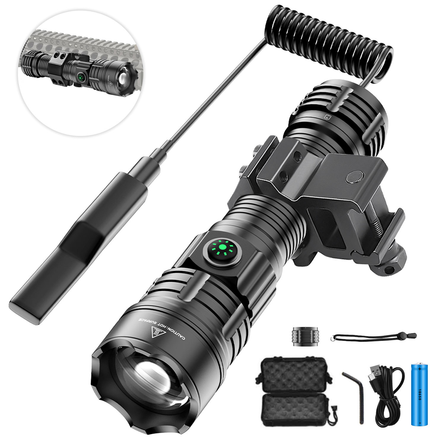 Outdoor Camping Glamping Share - LED Flashlight Tactical Night Scout Hunting