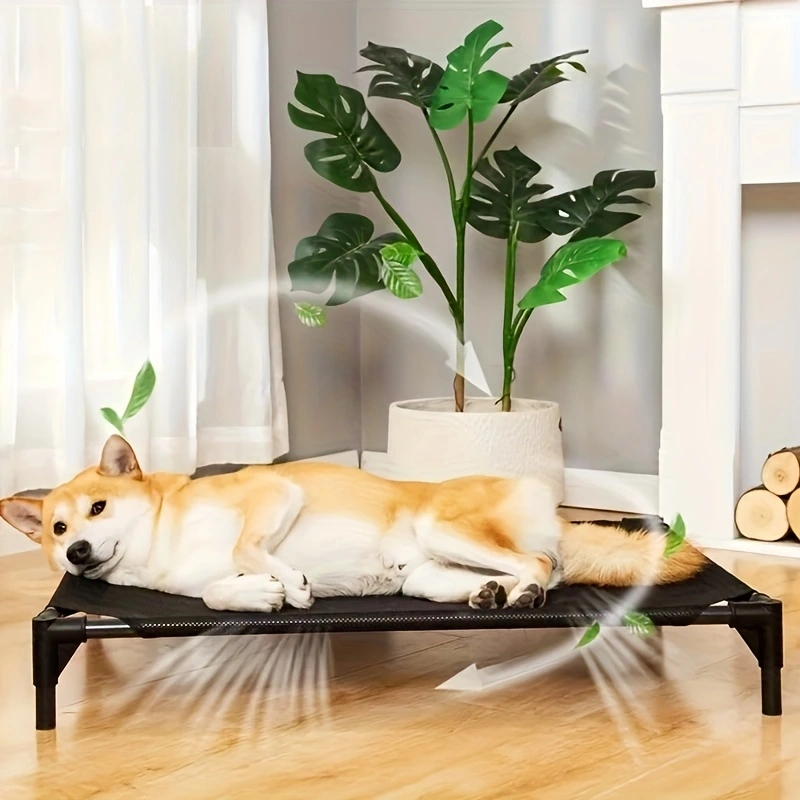 Outdoor Camping Cot - Cooling Elevated Dog Bed - Raised