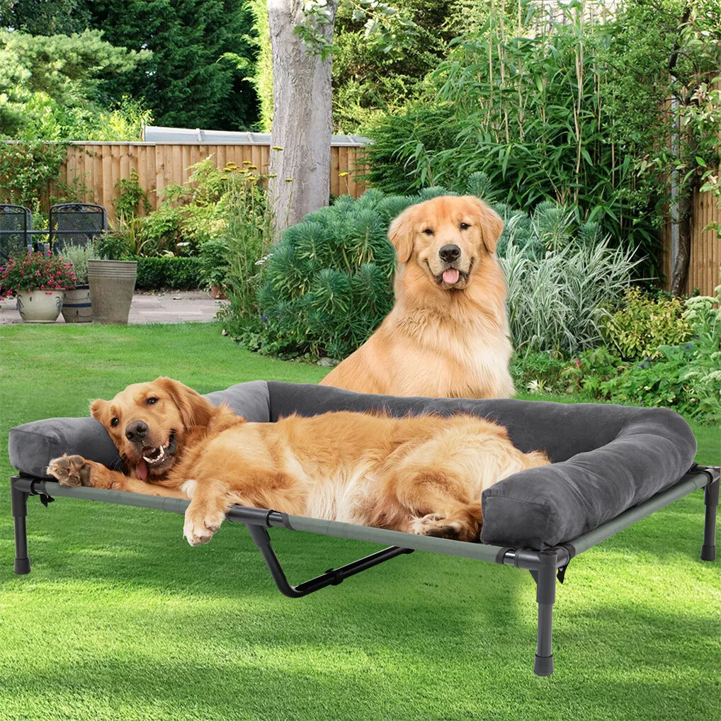 Outdoor Camping Cot - BINGOPAW Outdoor Dog Bed Elevated Cooling