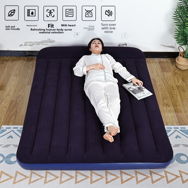 Outdoor Camping Cot - Tryhomy Double Sleeping Air Bed Inflatable