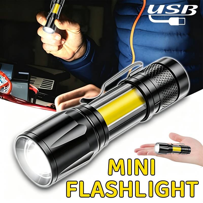 Outdoor Camping Light Portable - Mini LED Flashlight COB Floodlight Portable