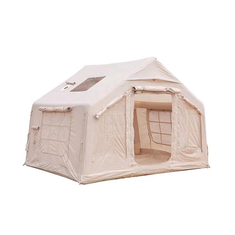 Outdoor Camping On Youtube - Black Automatic Inflatable Tent Large Glamping