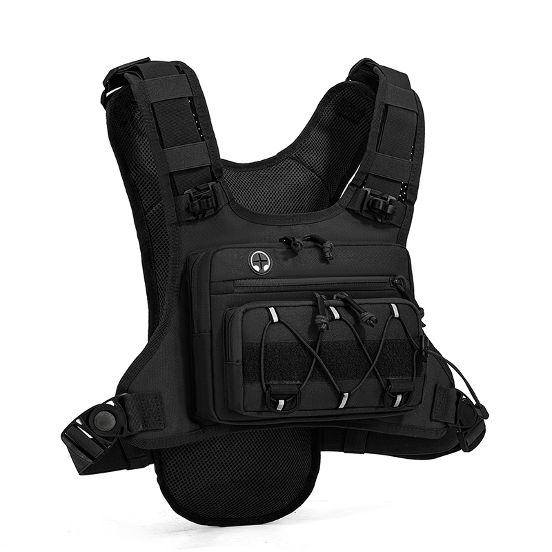 Outdoor Camping Vest - Tactical Bag Front Chest Rig Vest