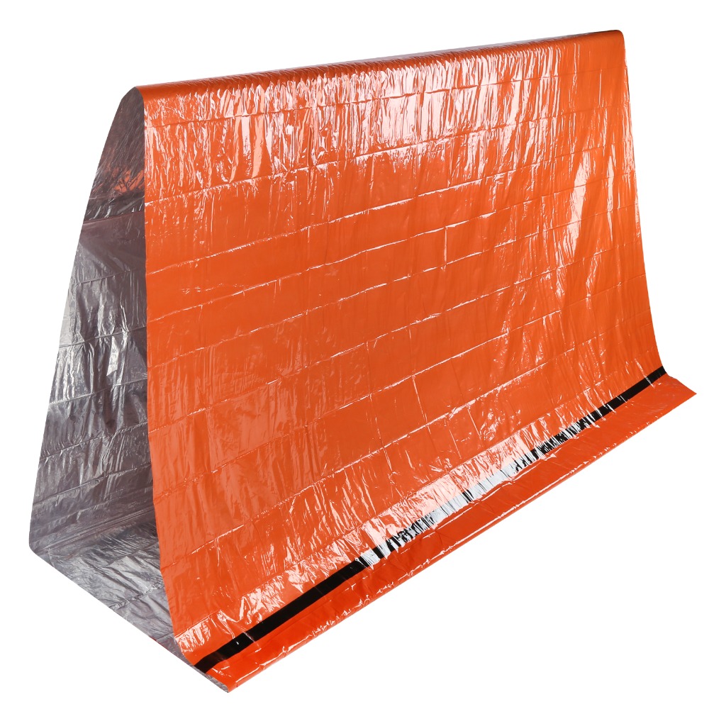 Outdoor Camping On Youtube - Durable PE Aluminum Film Emergency Tent