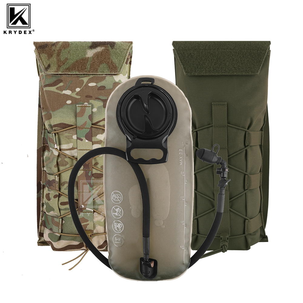 Outdoor Camping Vest - KRYDEX Tactical 3L Hydration Molle Pack