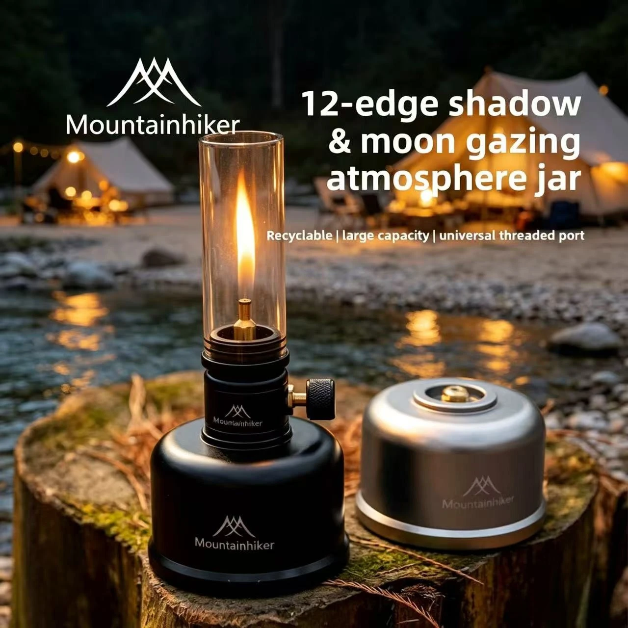 Outdoor Camping Glamping Share - Mountainhiker Outdoor Gas Light Set 12
