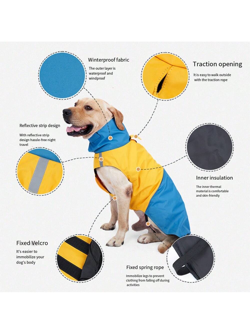 Windproof Waterproof Dog Warm  - đánh giá và giá Outdoor Camping Vest