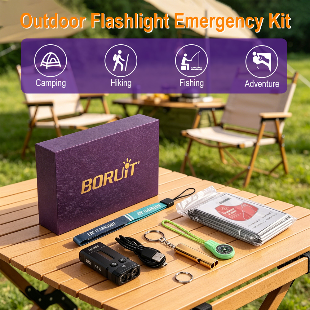 BORUiT EV20 EDC Flashlight 110 - đánh giá và giá Outdoor Camping Glamping Share