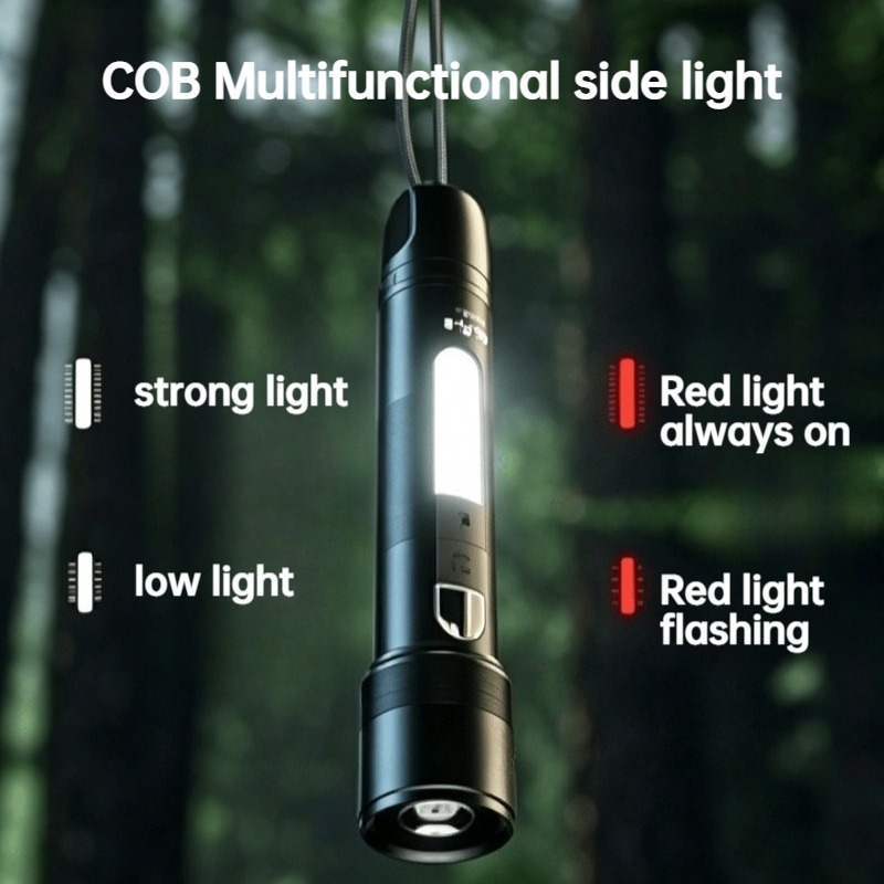 Multi Functional LED Flashligh - đánh giá và giá Outdoor Camping Light Portable