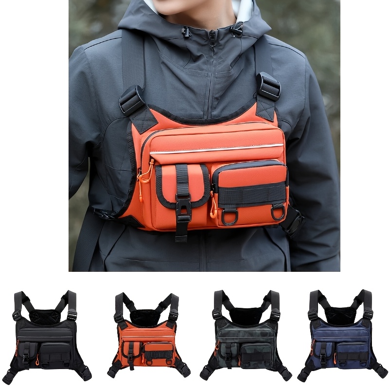Men's Tactical Chest Bag, Runn - đánh giá và giá Outdoor Camping Vest