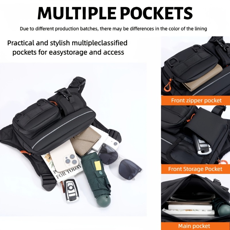 Men's Tactical Chest Bag, Runn - đánh giá và giá Outdoor Camping Vest