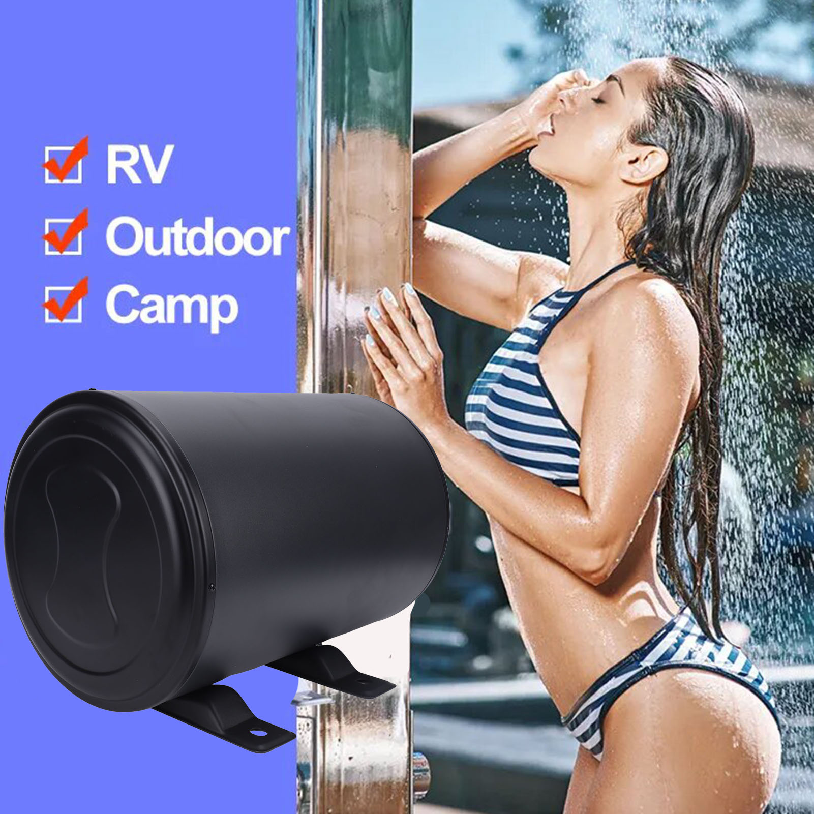 Instant Water Heater Tankless  - đánh giá và giá Portable Camping Shower