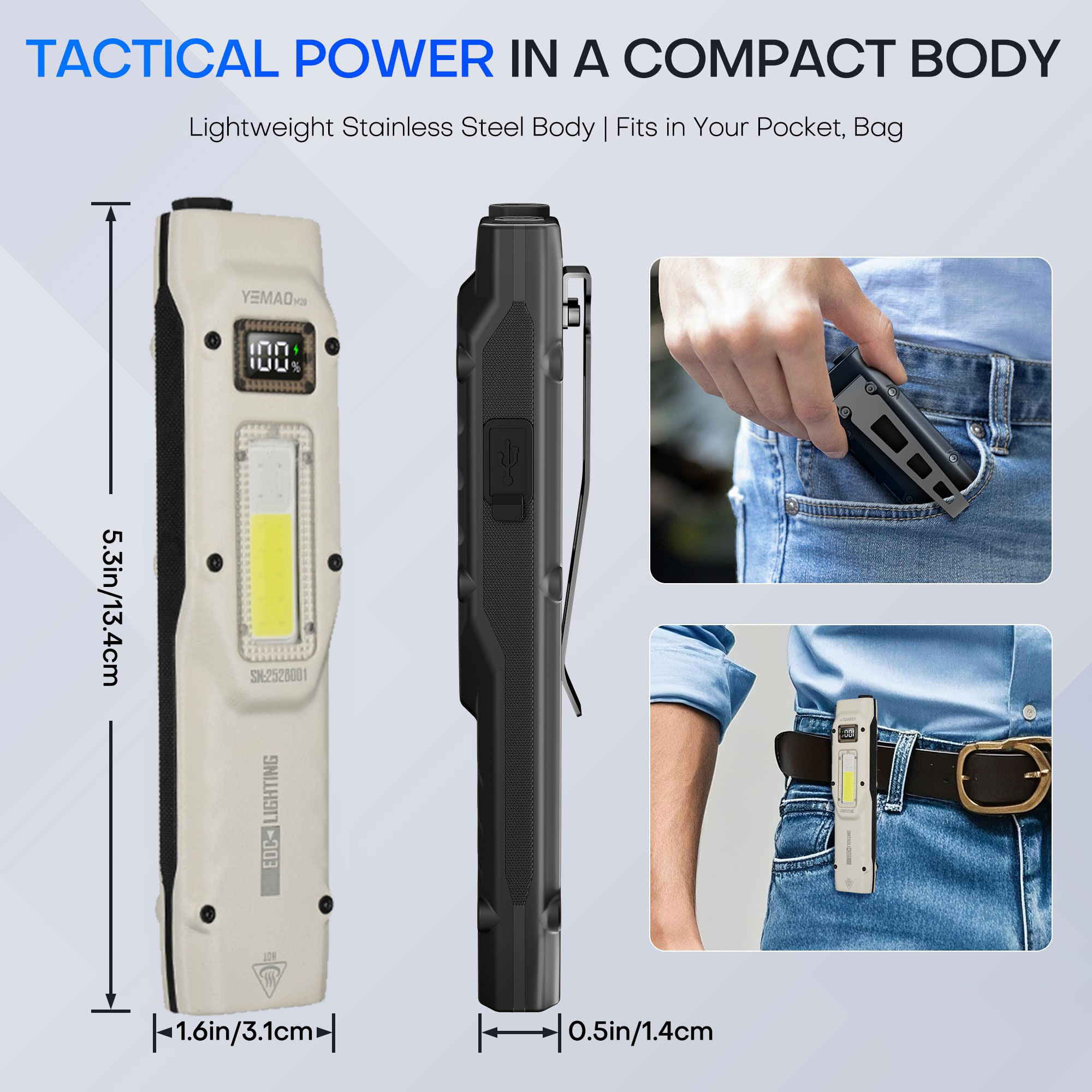 Portable 880LM YEMAO M28 Ultra - đánh giá và giá Outdoor Camping Light Portable