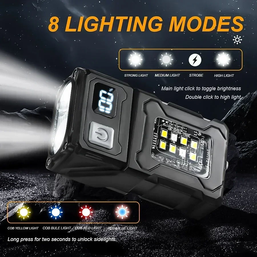 Mini Rechargeable LED Pocket F - đánh giá và giá Outdoor Camping Light Portable