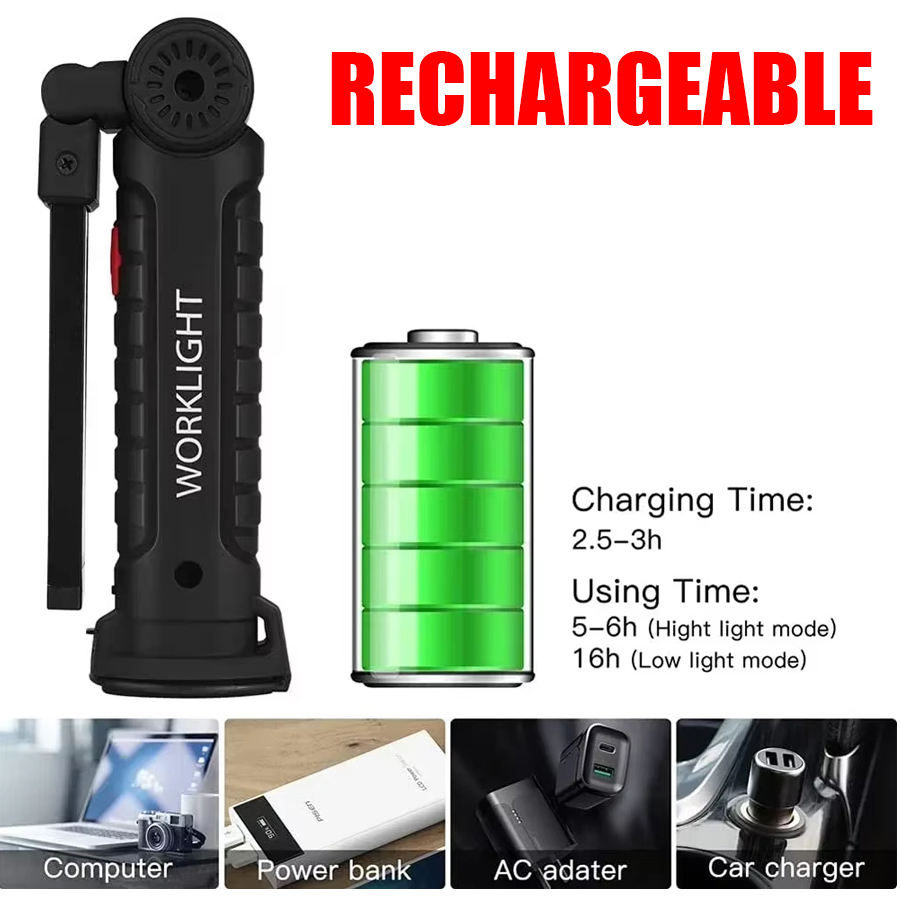 Portable LED Flashlight with M - đánh giá và giá Outdoor Camping Light Portable