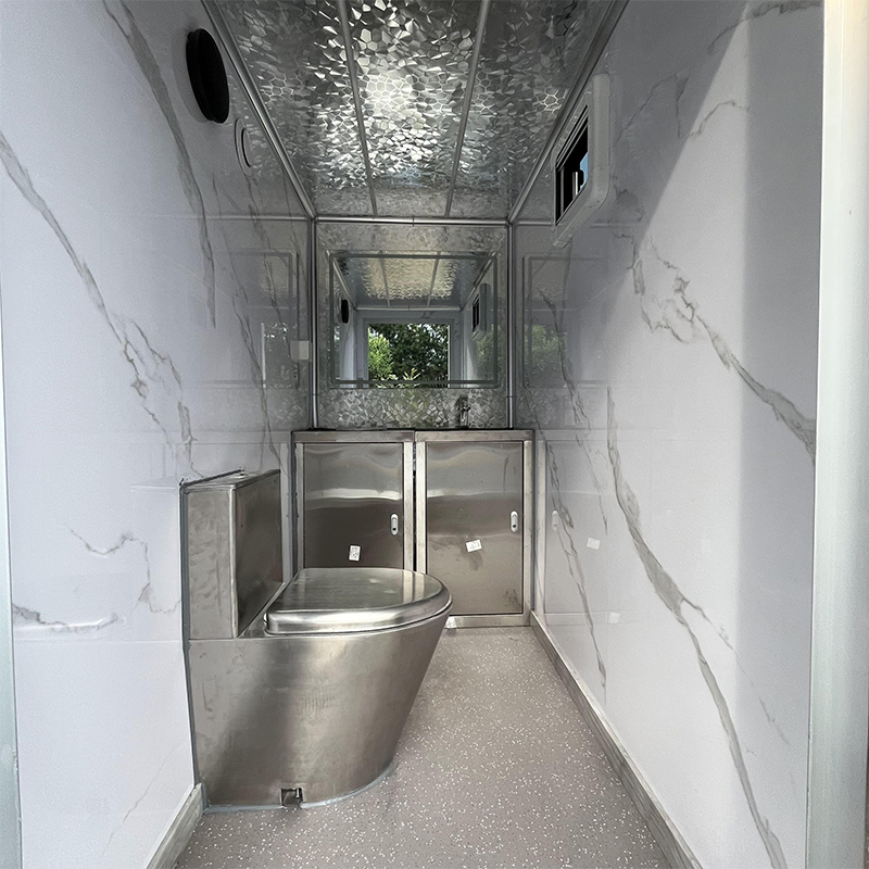 Portable Steel Mobile Bathroom - đánh giá và giá Outdoor Camping Venues