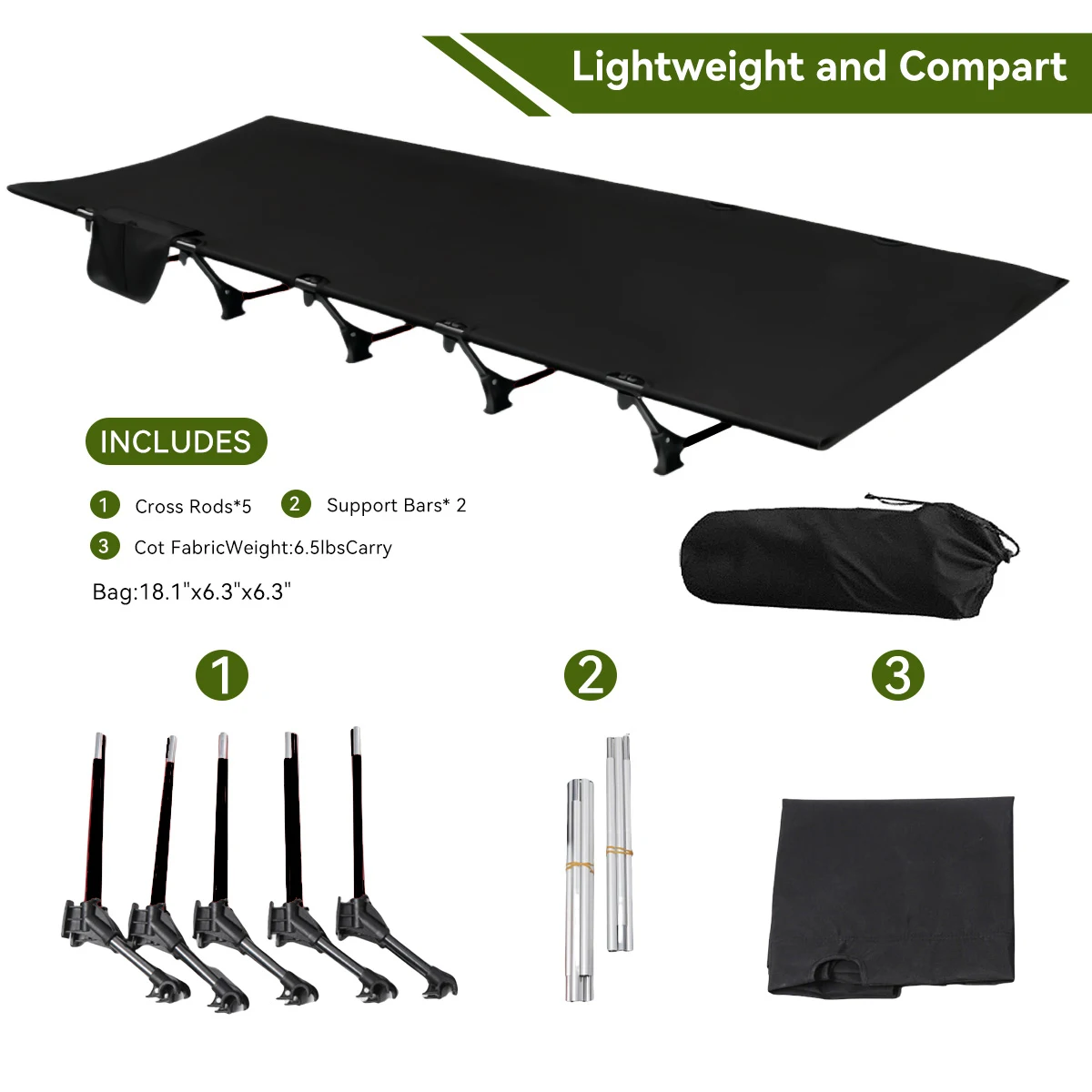 Best Selling Aluminum Frame Ca - đánh giá và giá Outdoor Camping Cot