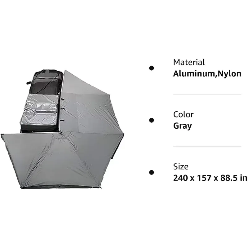Awnlux 270 Degree Car Side Awn - đánh giá và giá Outdoor Camping Awning