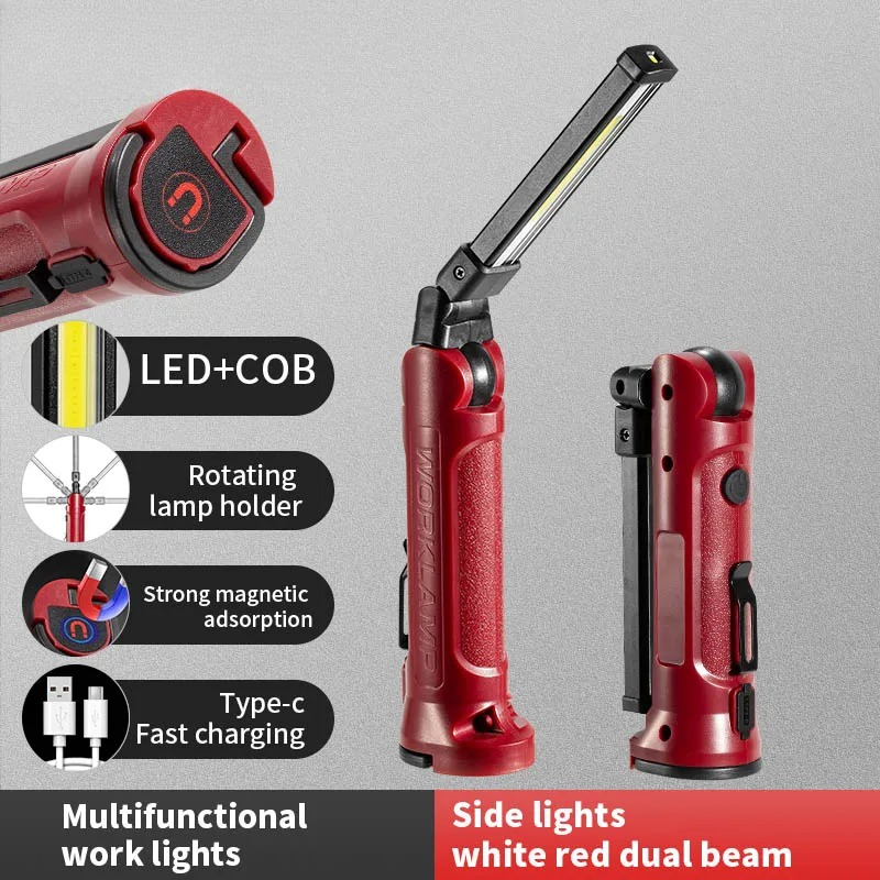 COB LED Work Light Rechargeabl - đánh giá và giá Outdoor Camping Light Portable
