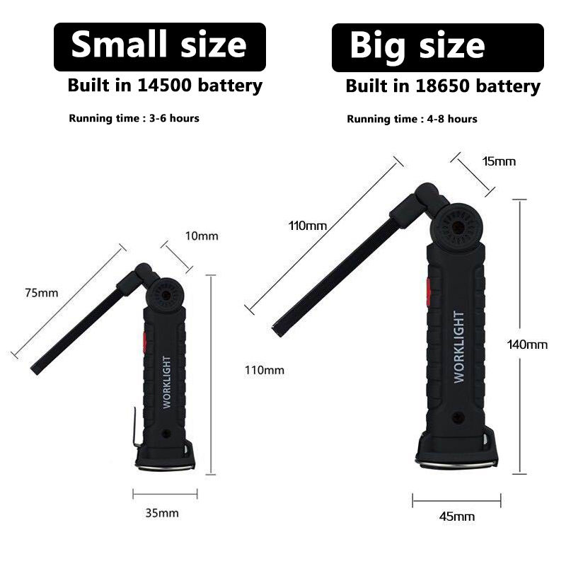 Portable Fold LED Flashlight S - đánh giá và giá Outdoor Camping Light Portable