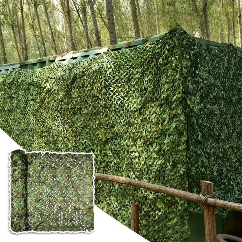 1pc Green Camouflage Netting J - đánh giá và giá Outdoor Camping Venues