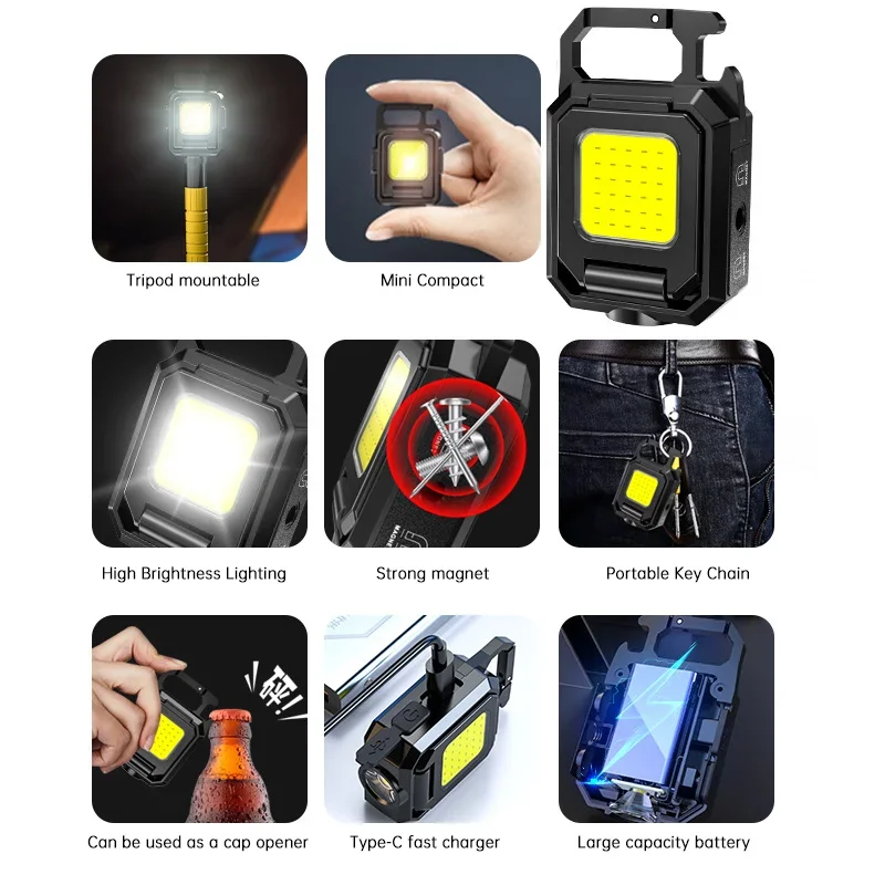 Mini Flashlight Keychain Light - đánh giá và giá Outdoor Camping Light Portable