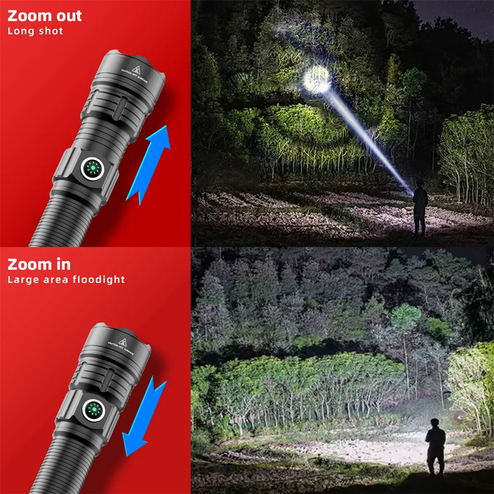 LED Flashlight Tactical Night  - đánh giá và giá Outdoor Camping Glamping Share
