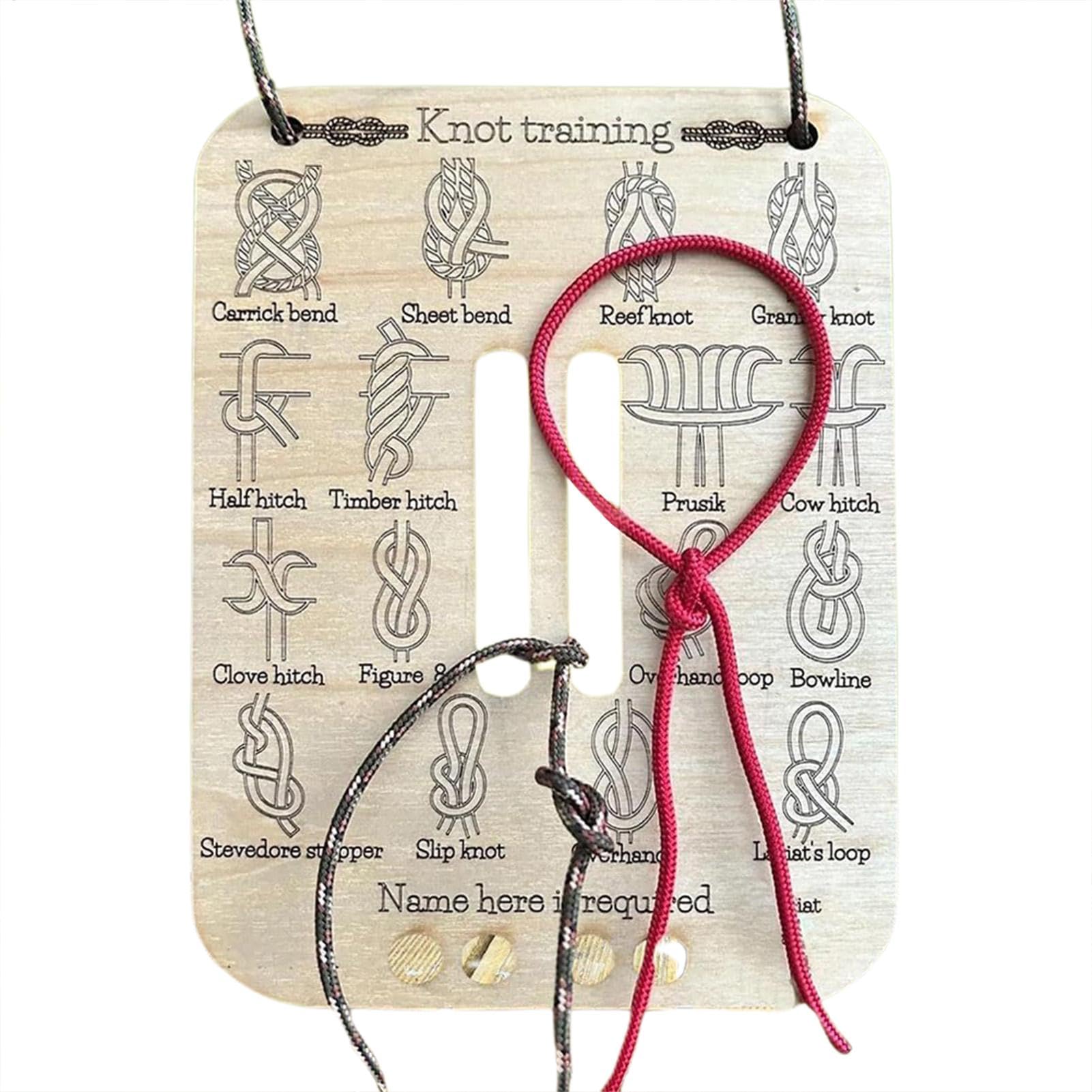 Creative Knot Tying Practice B - đánh giá và giá Outdoor Camping Ideas For Adults