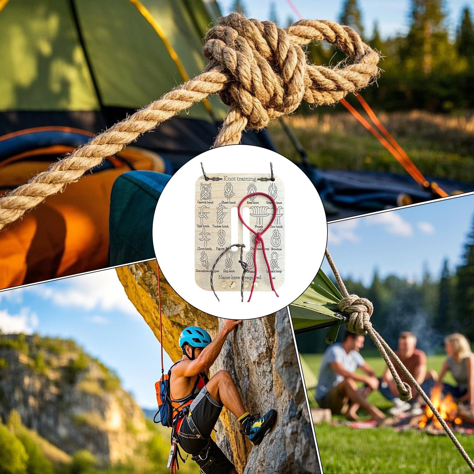 Creative Knot Tying Practice B - đánh giá và giá Outdoor Camping Ideas For Adults