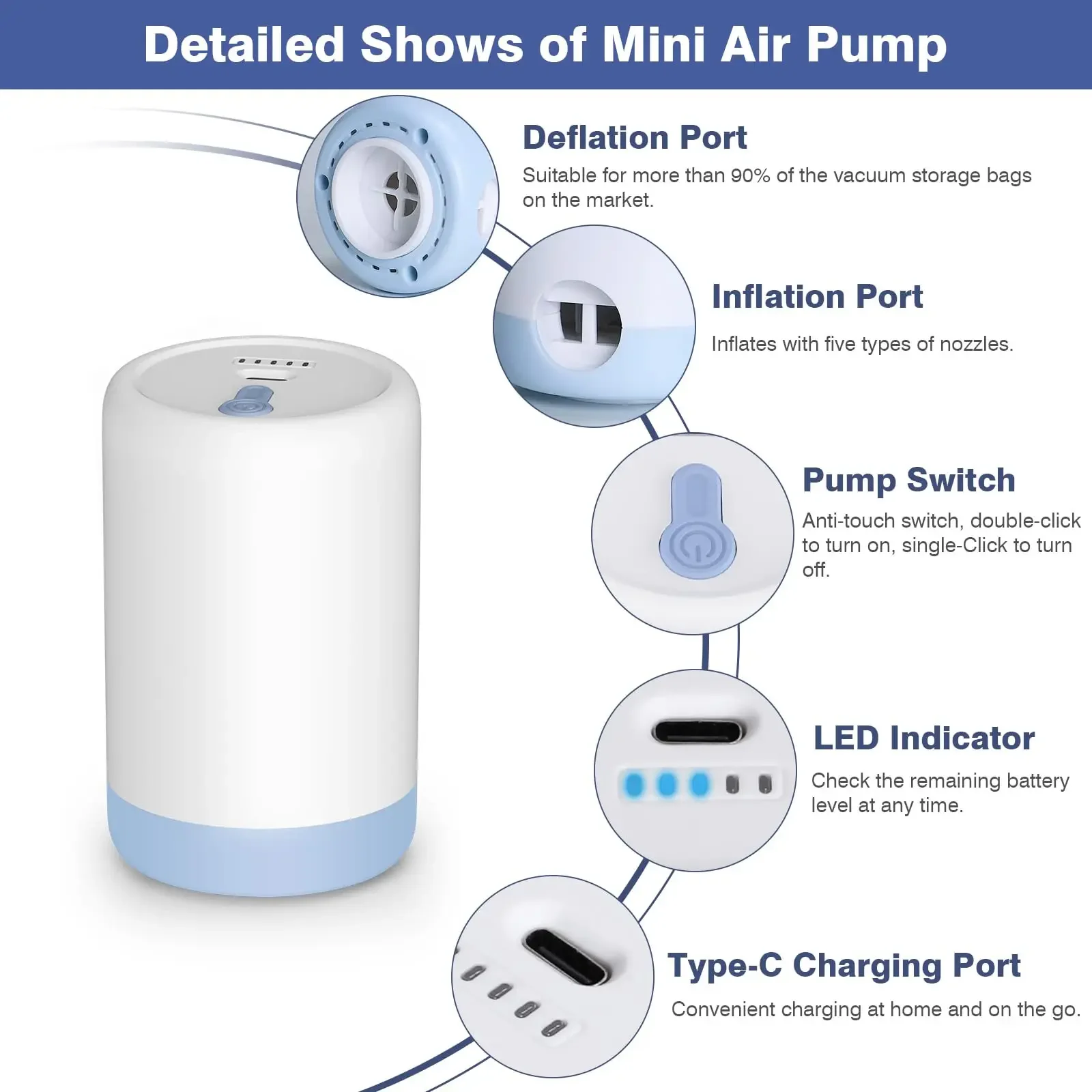 Rechargeable Electric Air Pump - đánh giá và giá Outdoor Inflatable Camping Tent With Air Pump