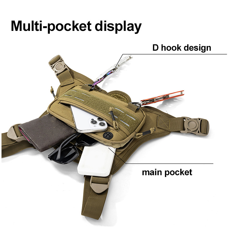 Tactical Front Chest Rig Bag V - đánh giá và giá Outdoor Camping Vest