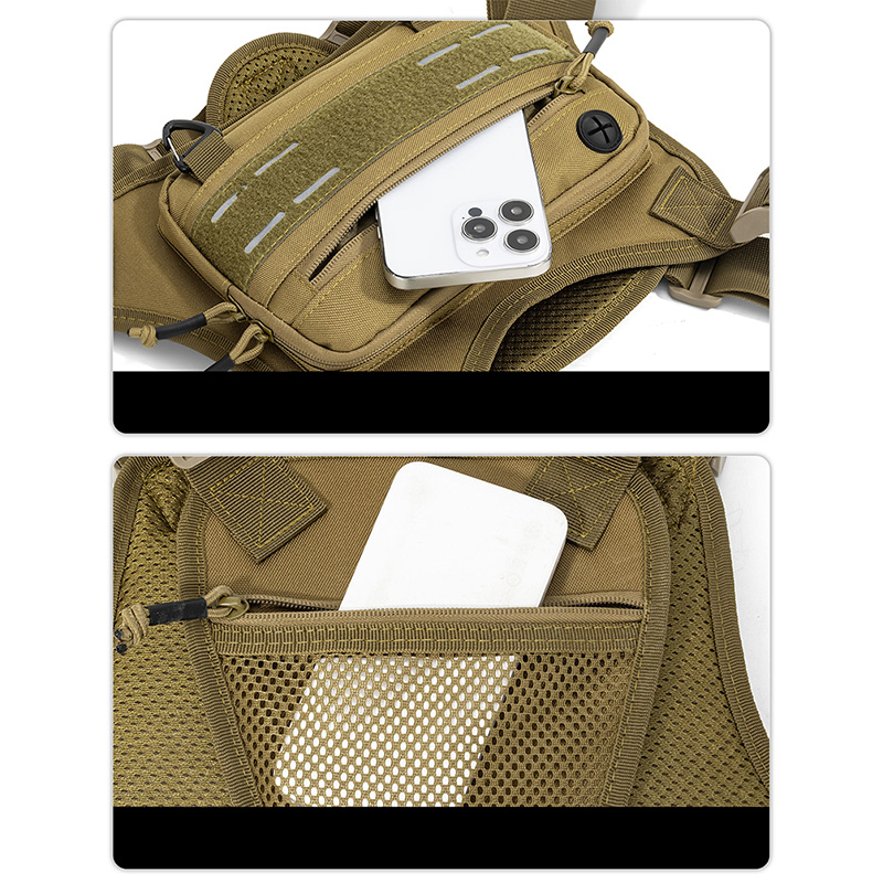 Tactical Front Chest Rig Bag V - đánh giá và giá Outdoor Camping Vest