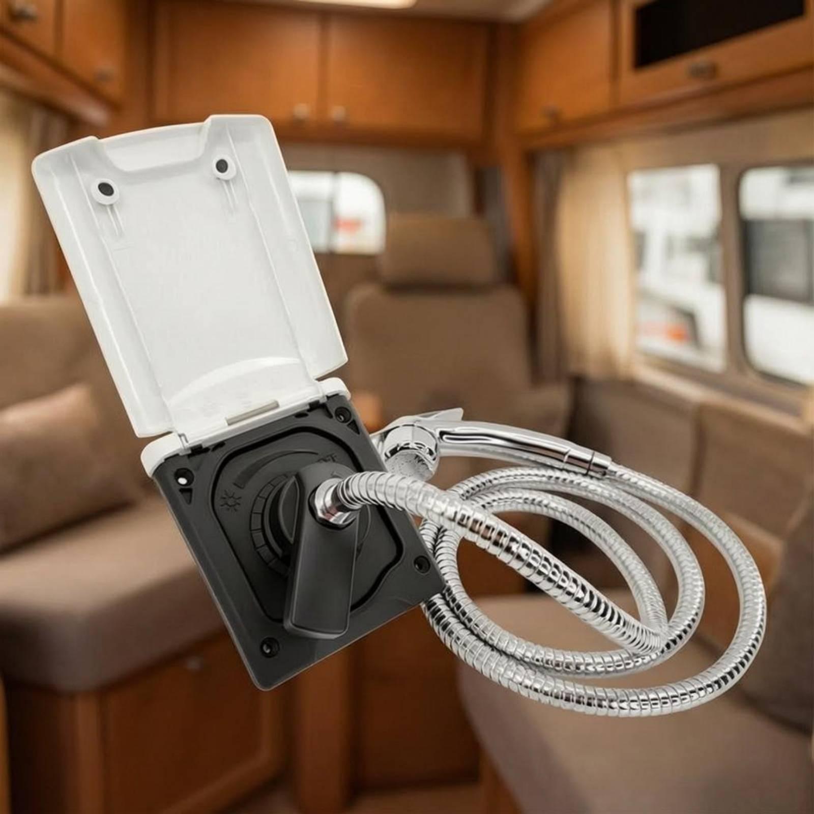 Wall Mounted Shower Head Set W - đánh giá và giá Portable Camping Shower