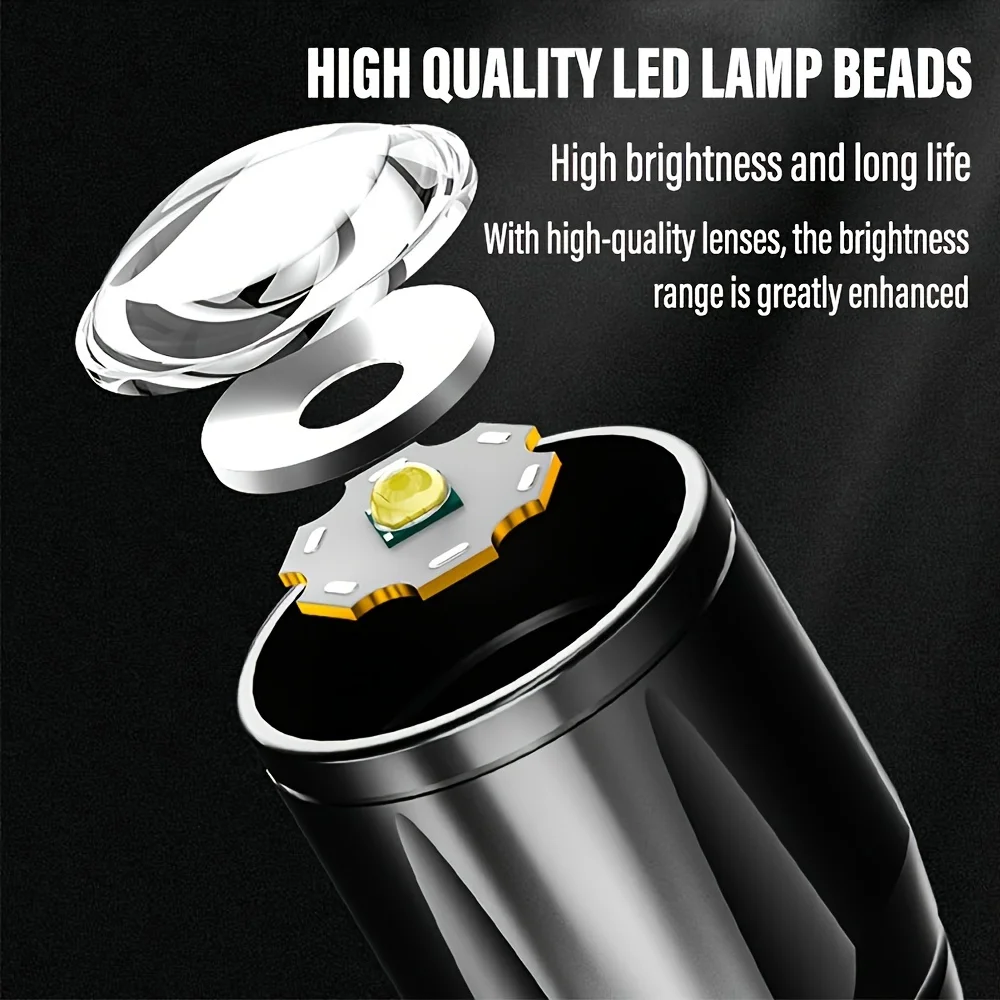 Mini LED Flashlight COB Floodl - đánh giá và giá Outdoor Camping Light Portable