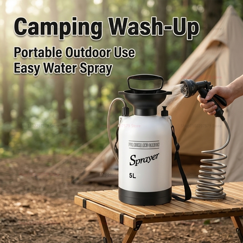 Portable Camping Shower 5L Man - đánh giá và giá Portable Camping Shower