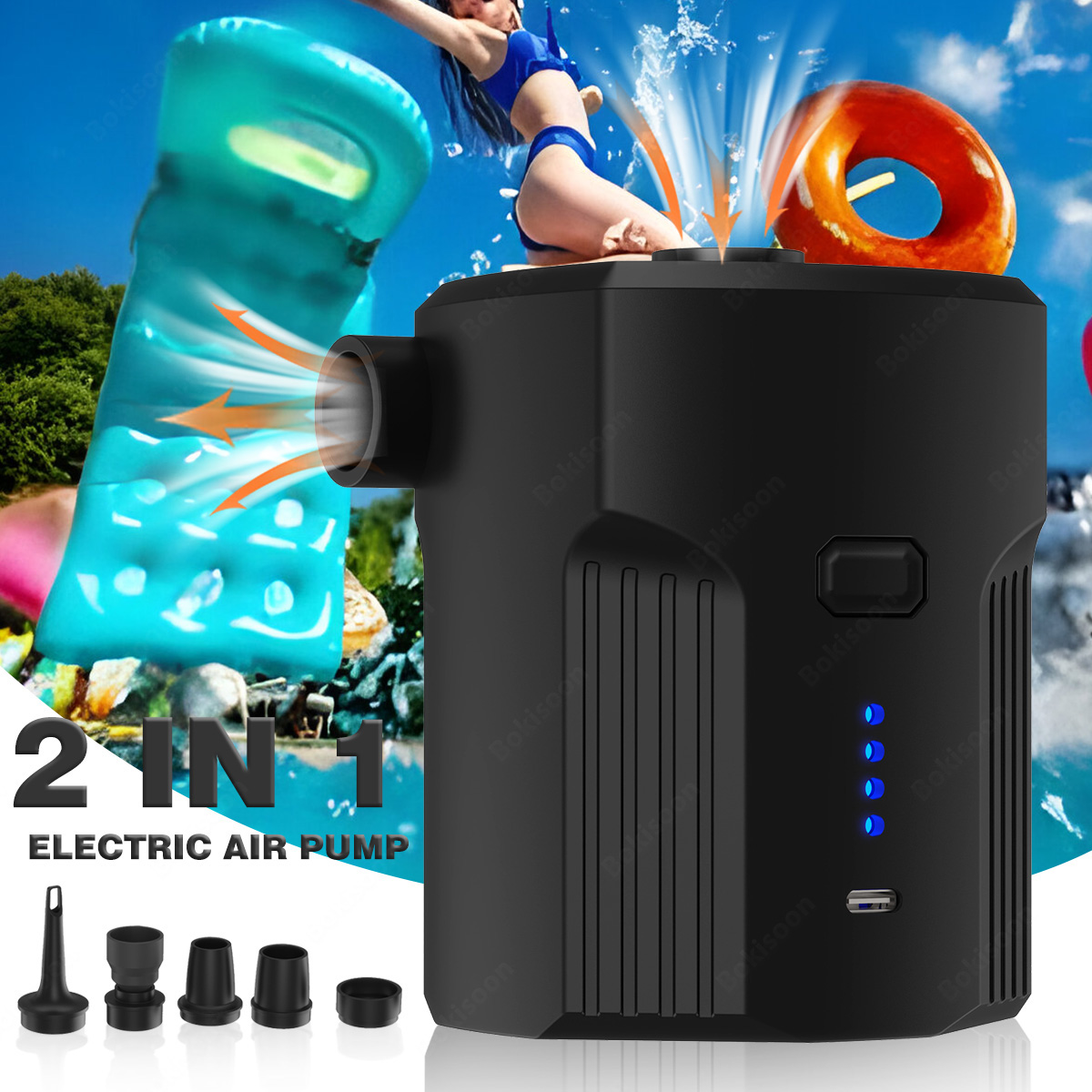 Portable Electric Air Pump for - đánh giá và giá Outdoor Inflatable Camping Tent With Air Pump
