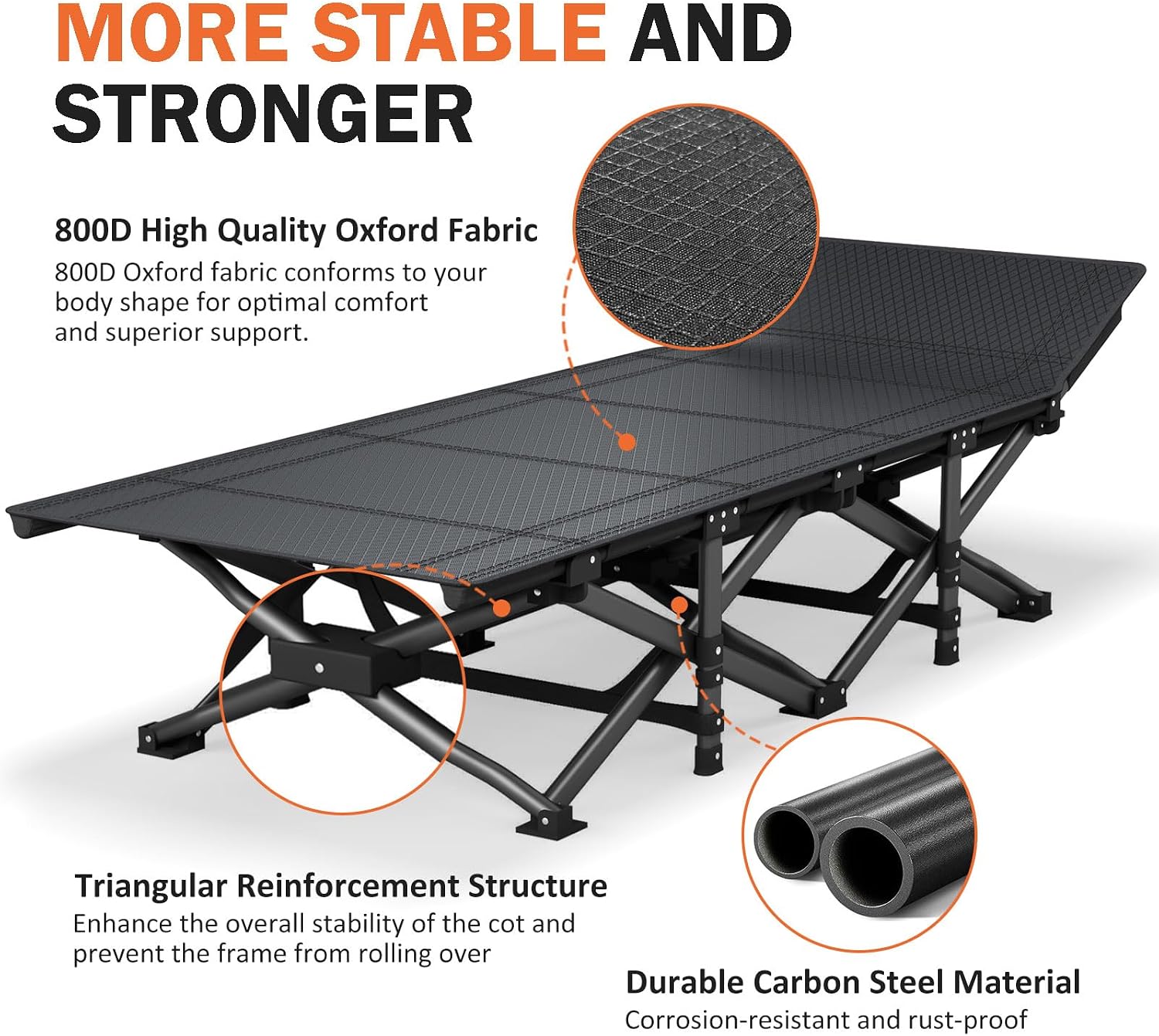 Camping Cot For Adults With Cu - đánh giá và giá Outdoor Camping Cot
