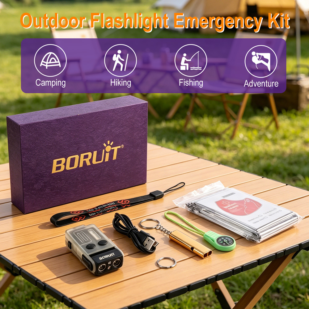BORUiT V20 EDC Flashlight 1000 - đánh giá và giá Outdoor Camping Glamping Share