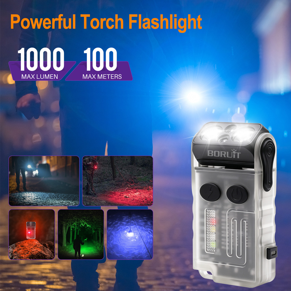 BORUiT V20 EDC Flashlight 1000 - đánh giá và giá Outdoor Camping Glamping Share