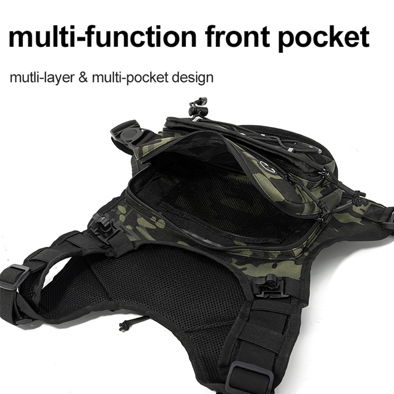Tactical Bag Front Chest Rig V - đánh giá và giá Outdoor Camping Vest