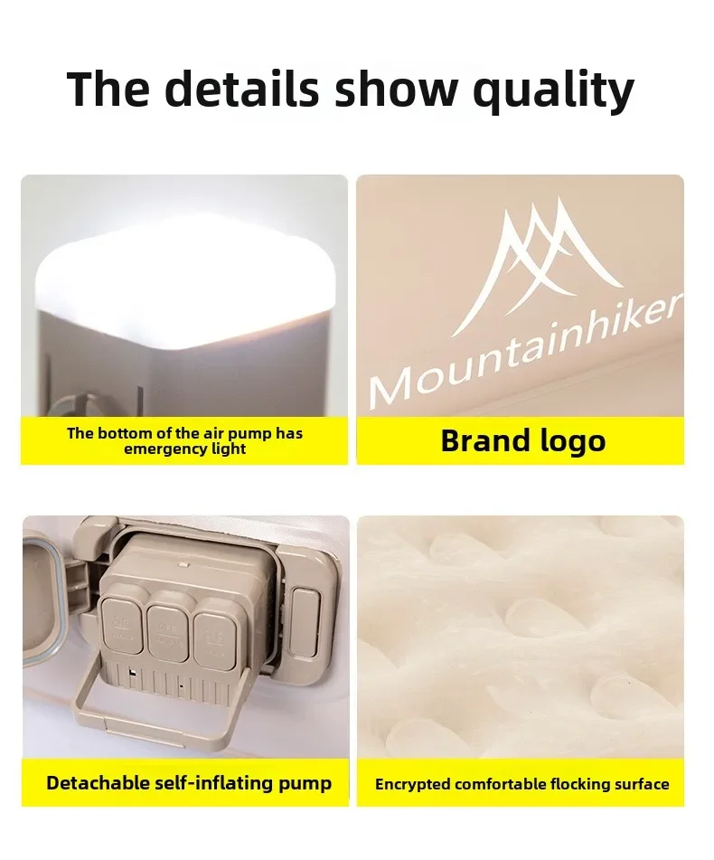 MOUNTAINHIKER 2025 Interior Ai - đánh giá và giá Outdoor Inflatable Camping Tent With Air Pump