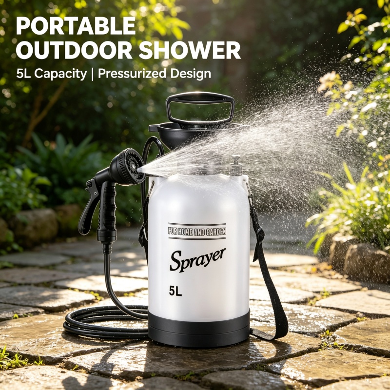 5L Portable Camping Shower Man - đánh giá và giá Portable Camping Shower